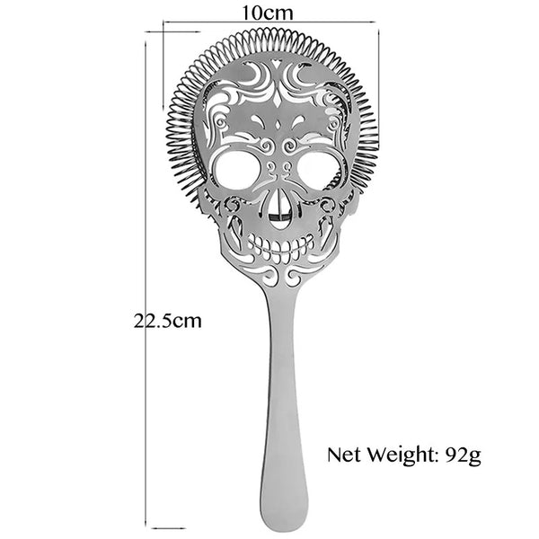Colador calavera artesanal