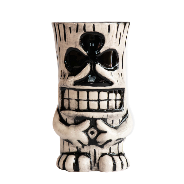 Tiki poker face black