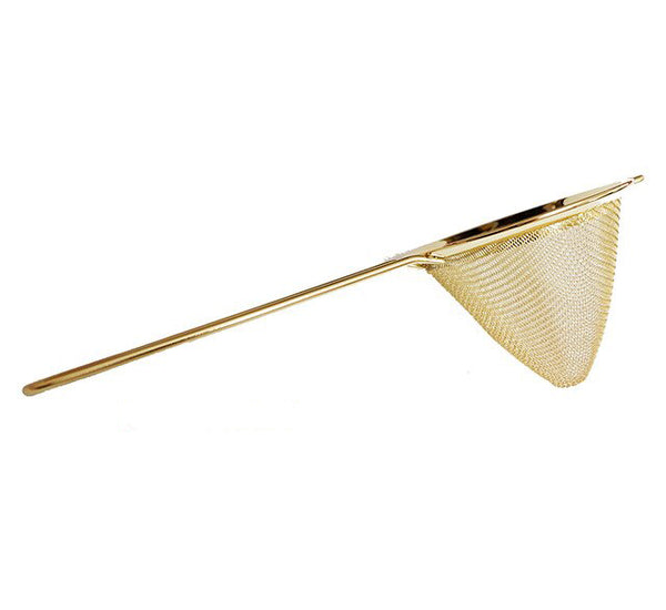 Colador fino cónico large dorado