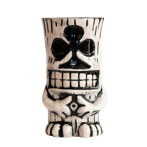 Tiki poker face black