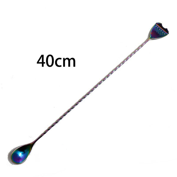 Cuchara colador tornasol 40 cm